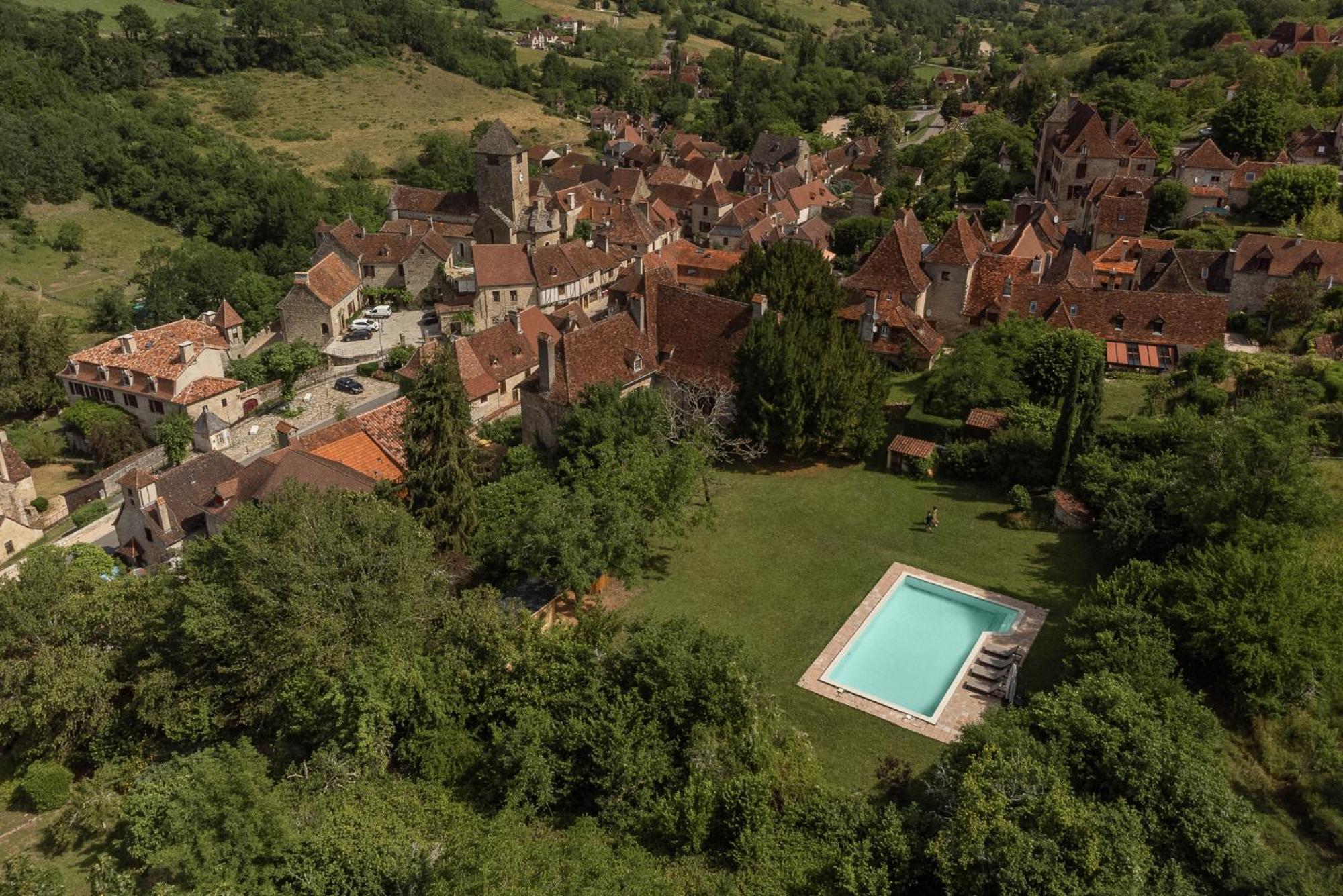 Bed and Breakfast Manoir De Laroque Delprat Autoire Exterior foto