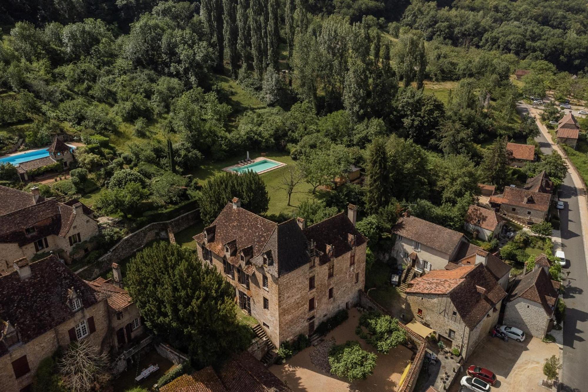 Bed and Breakfast Manoir De Laroque Delprat Autoire Exterior foto